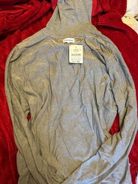 Calvin Klein Men's Light Gray Turtleneck Sweater